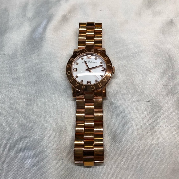 MARC JACOBS White Dial Rose Gold-Tone Ladies Watch - Picture 6 of 7